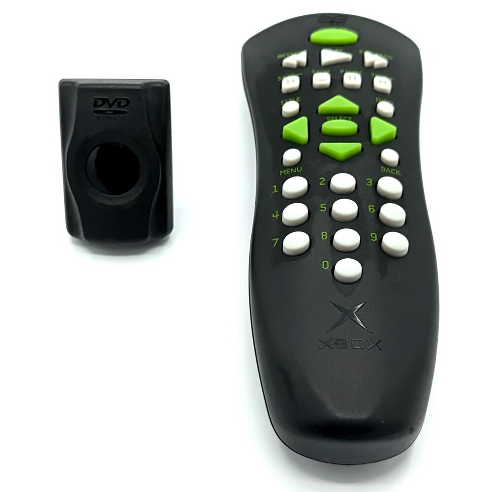 Original Microsoft Xbox DVD Movie Playback Media Remote & Receiver OEM Tested